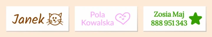 Wizualizacja napisów, kształtów liter, fontów dla naprasowanek imiennych.webp