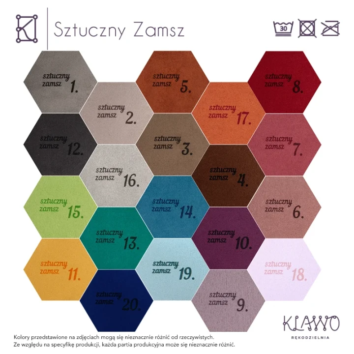 Wzornik kolorow sztuczny zamsz Premium 0,8mm aksamitny matowy zamsz syntetyczny z efektownym wlosiem.webp